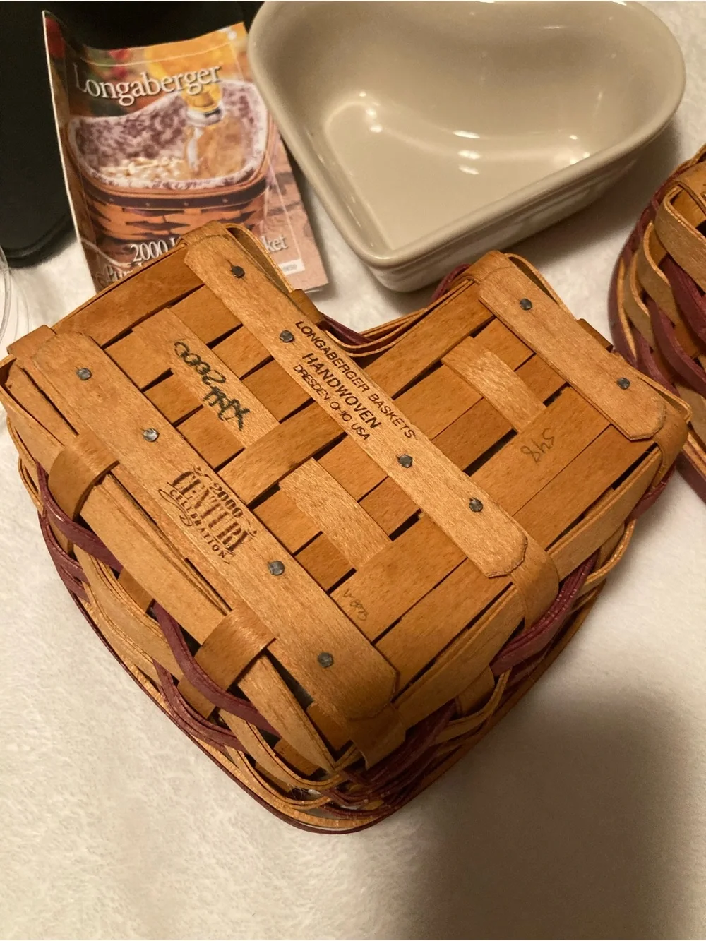 Longaberger assorted heart